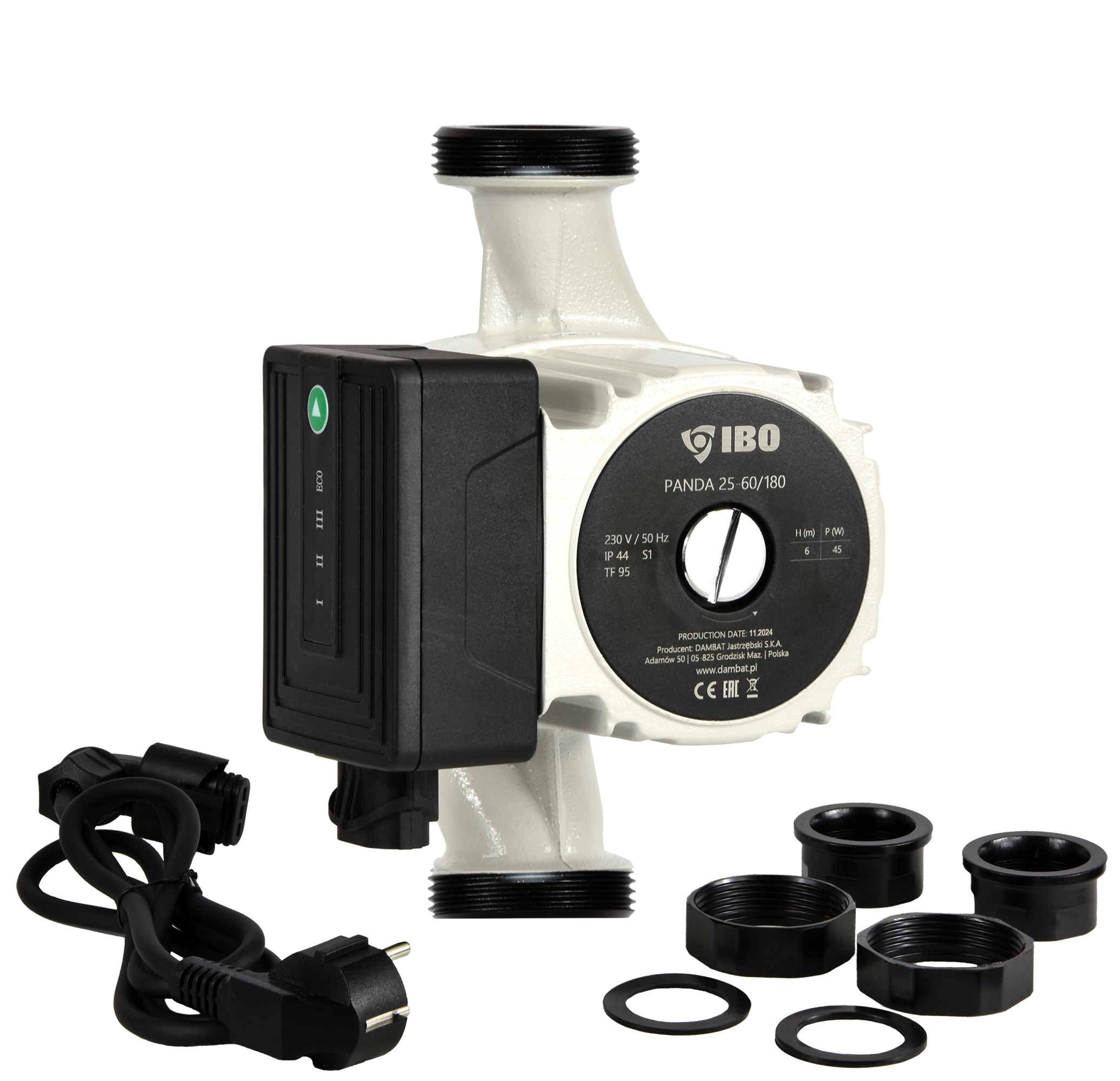 Panda 25-60/180 Zirkulationspumpe mit Schrauben