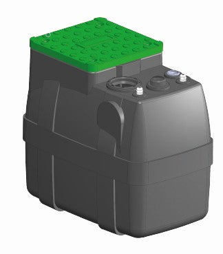 DRENO Box 200 L B - Ein Sub -Pumping -Pflanzentank (ohne Füßeausrüstung) DRENO Box 200L A + E3.1 (Kopplung Fuß 2 ") - Ein interner Pumpstationstank