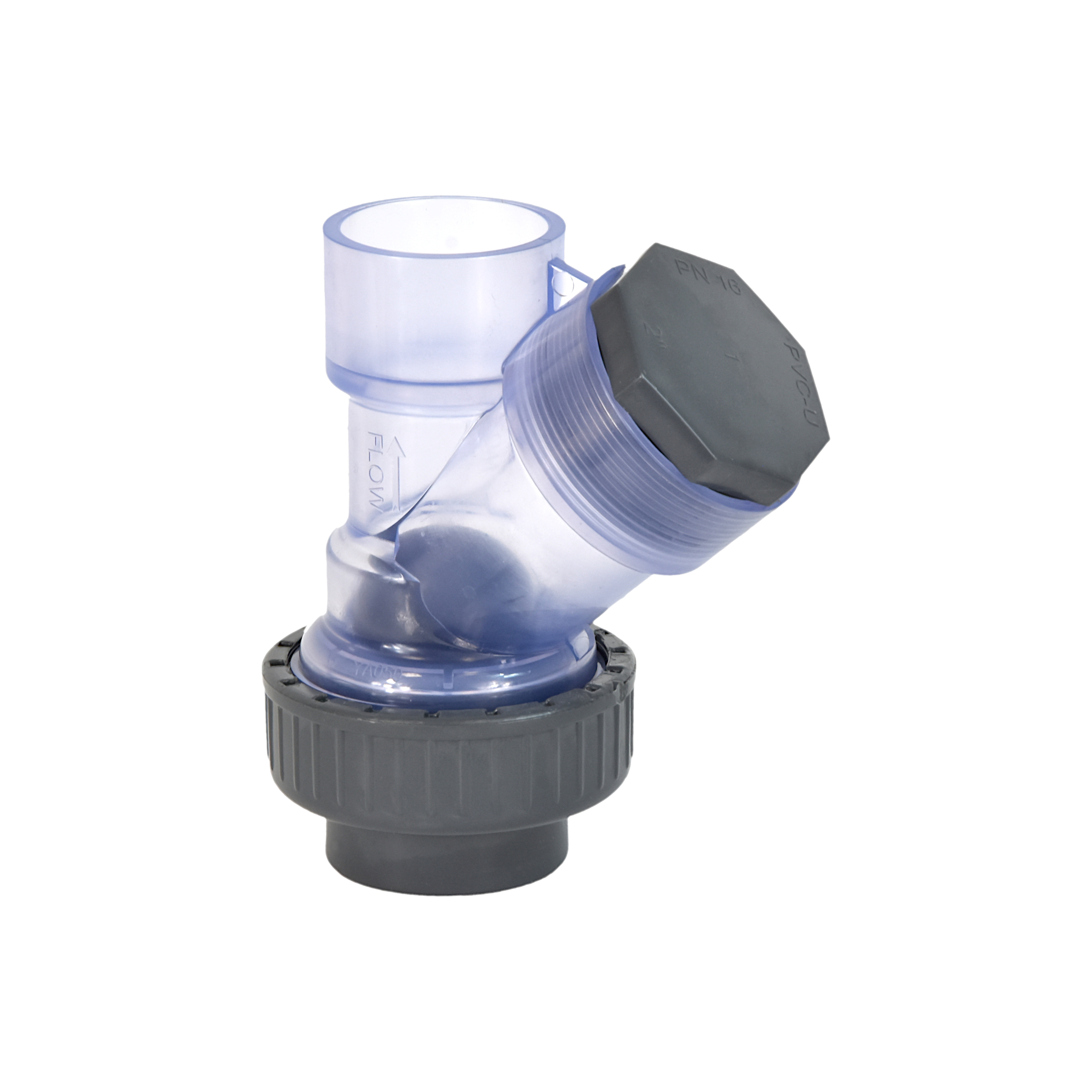 Ballzweigventil. Erinnerung PVC DN40 (Kleber)