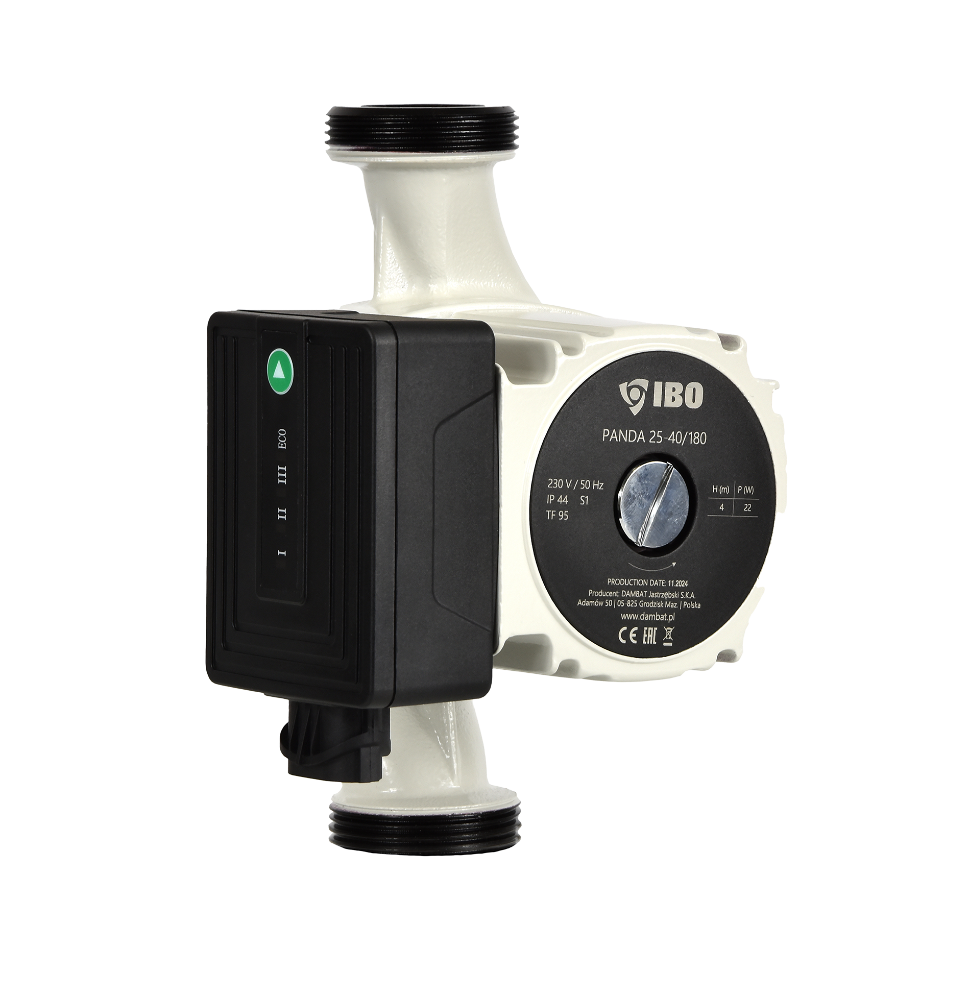 Panda 25-40/180 Zirkulationspumpe mit Schrauben