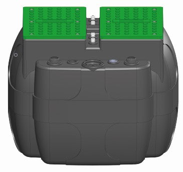 DRENO Box 600 L A + E3.1 (2x Kupplungsfuß 2 ") - interner Pumpstationstank DRENO Box 600 L A + E3.1 (2x Kupplungsfuß 2 ") - interner Pumpstationstank