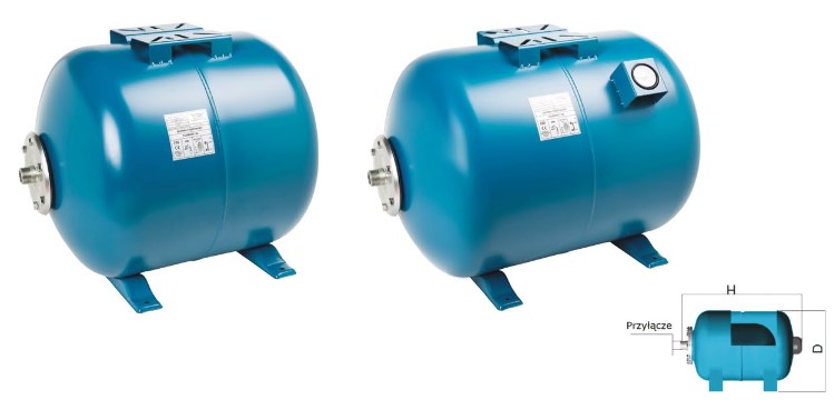 Membrantanks Horizontal 100l