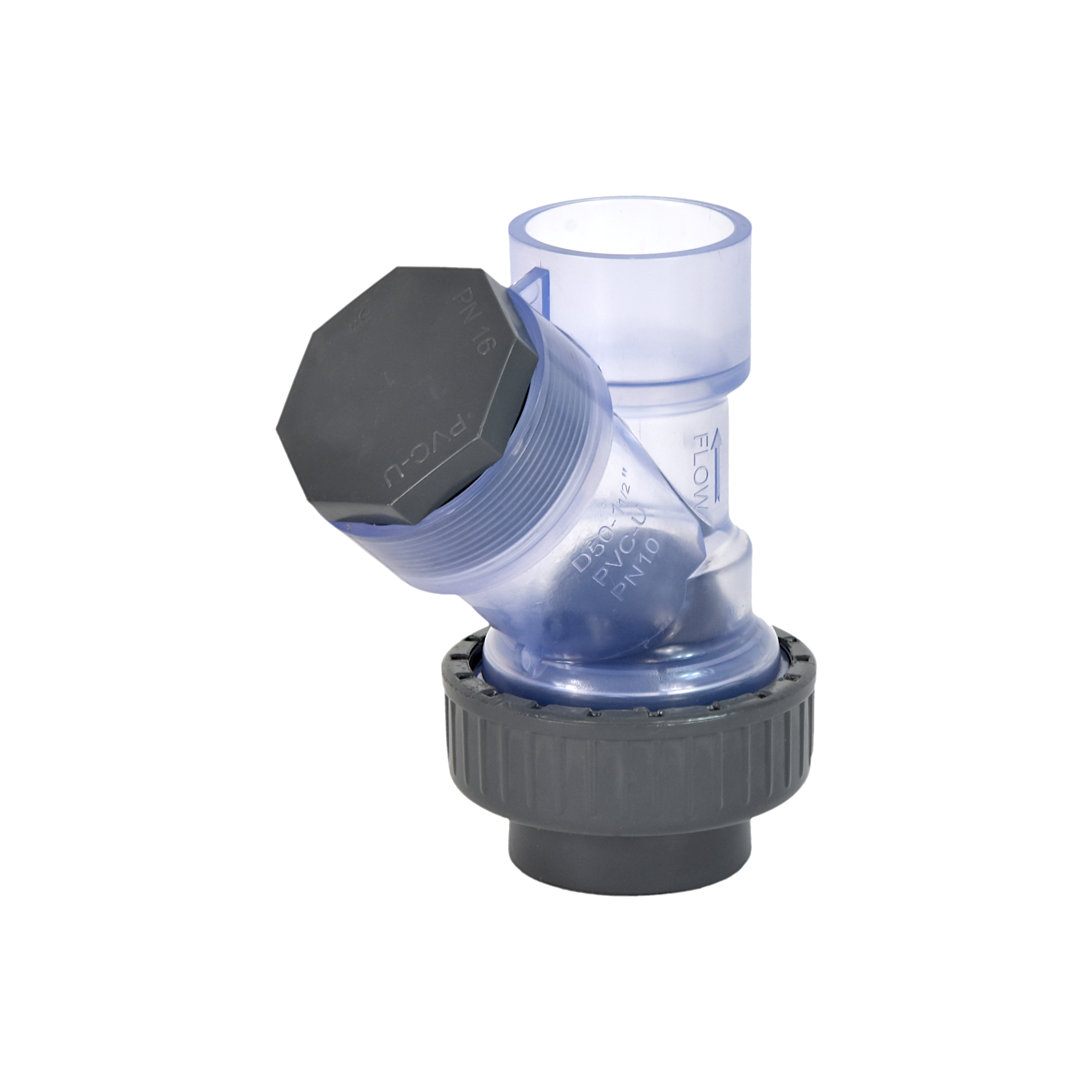 Ballzweigventil. Erinnerung PVC DN40 (Kleber)