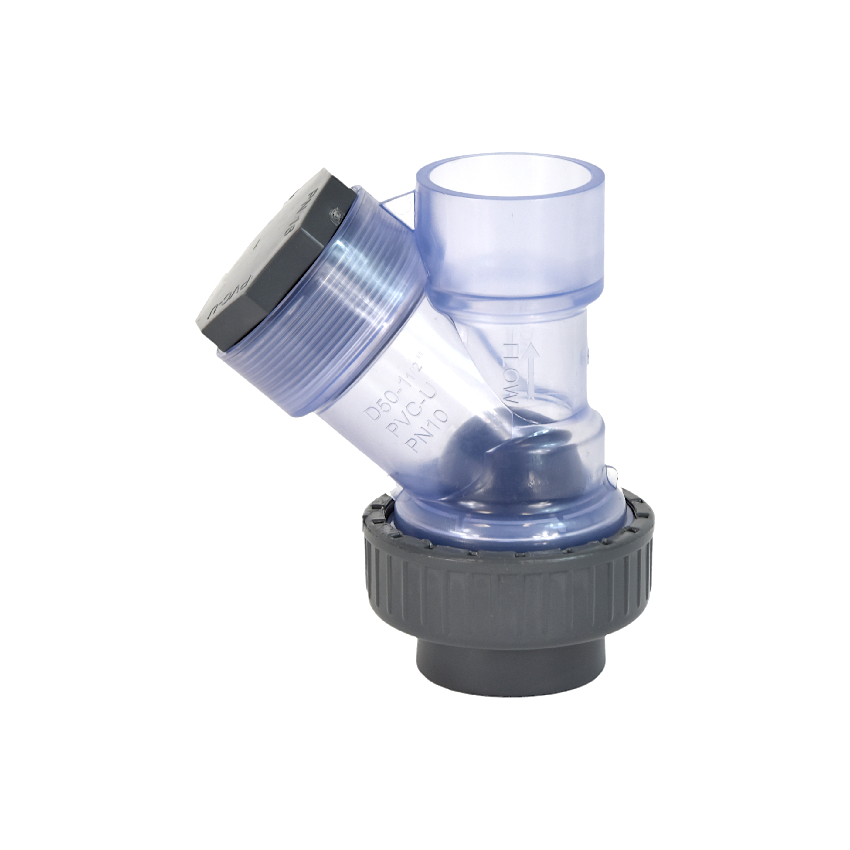 Ballzweigventil. Erinnerung PVC DN40 (Kleber)