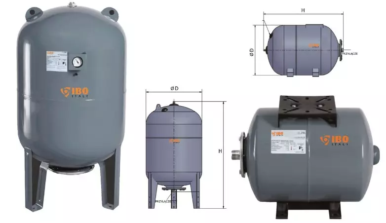 Tanks IBO Italy Membrane 100l