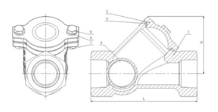 Ballzweigventil DN65 PN16 (GW 2-1/2 ")